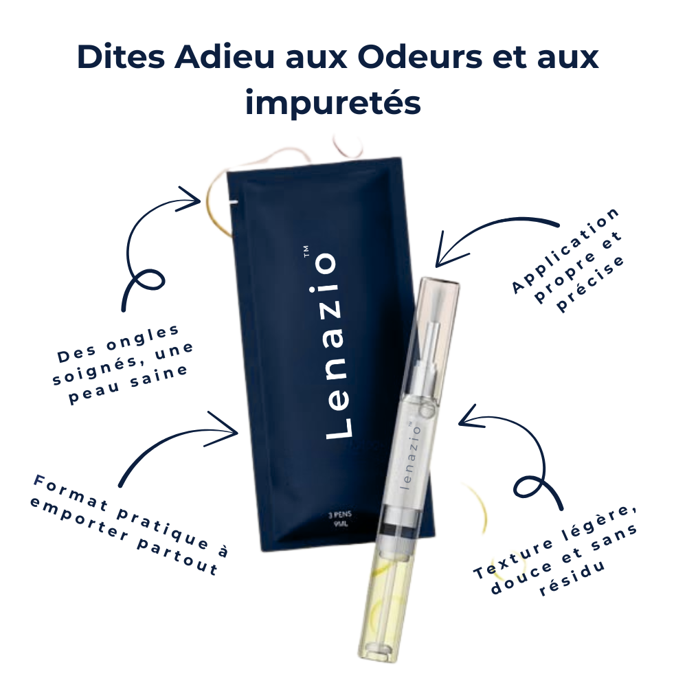 Stylo Ongles Lenazio™ | Soin purifiant & réparateur